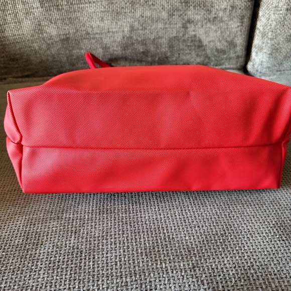 Lacoste Large L.12.12 Concept Zip Tote Bag Red Shoulder Bag PVC Travel Bag Piqué - Picture 7 of 16